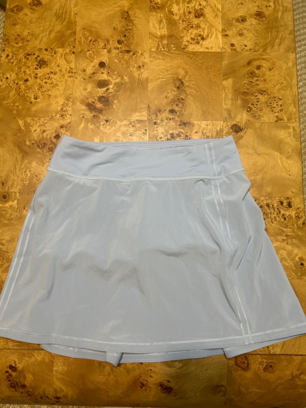Lululemon light blue exercise skirt NWOT